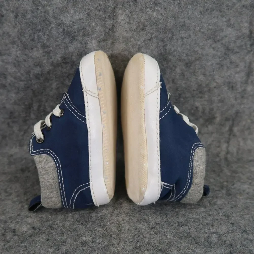 Old Navy Shoes Baby Sneakers High Top Navy Blue Size 2 3-6 Months Infant Kids